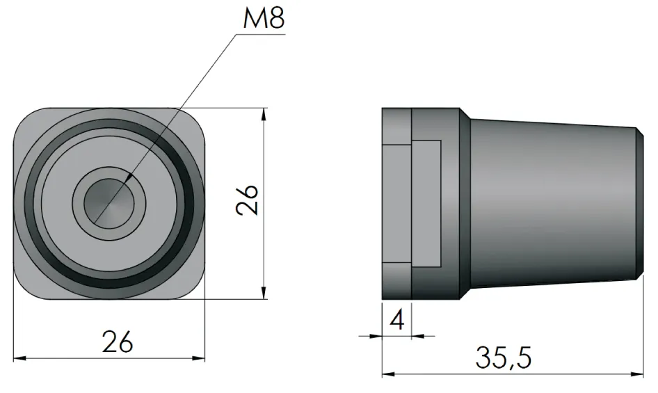 Podrška za sabirnice KVR-AI 001601650