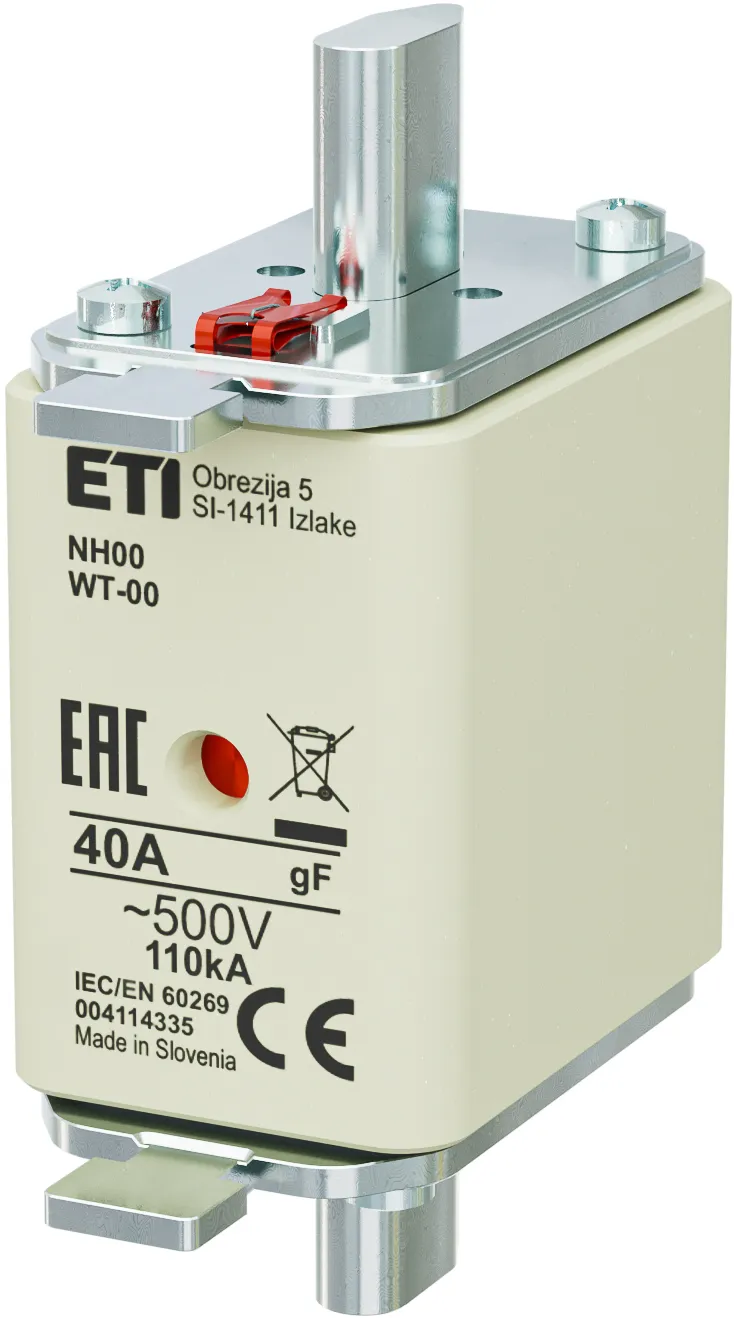 Topljivi osigurač NH00/WT-00 gF 40A/500V 004114335