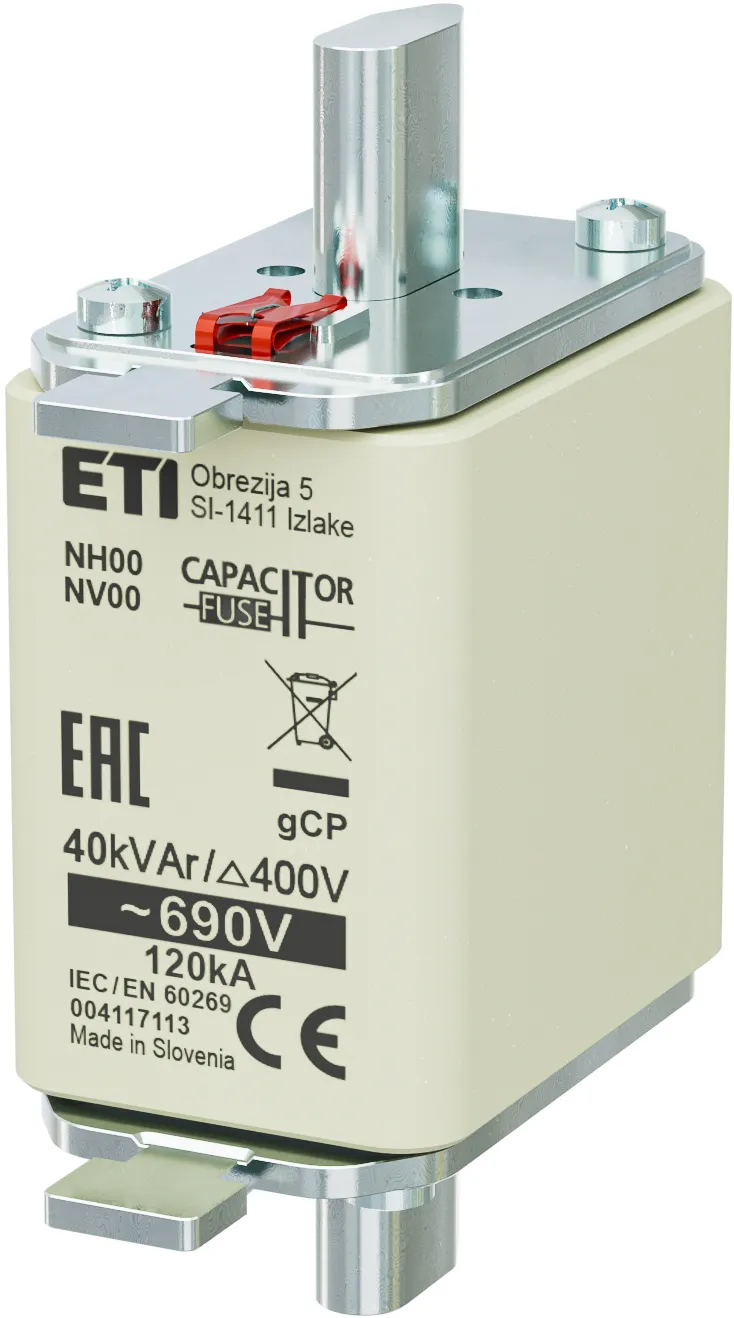 Topljivi osigurač NH00 gCP 40kVAr/690V 004117113