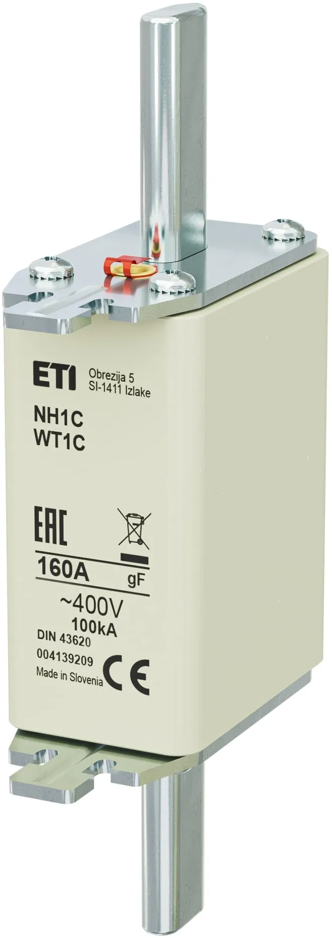 Topljivi osigurač NH1C gF 160A/400V 004139209