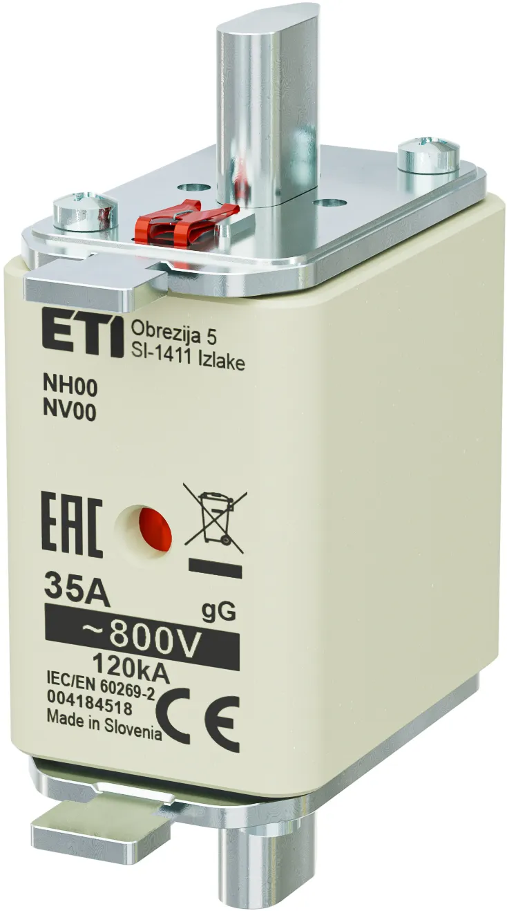 Topljivi osigurač NH00 gG 35A/800V 004184518
