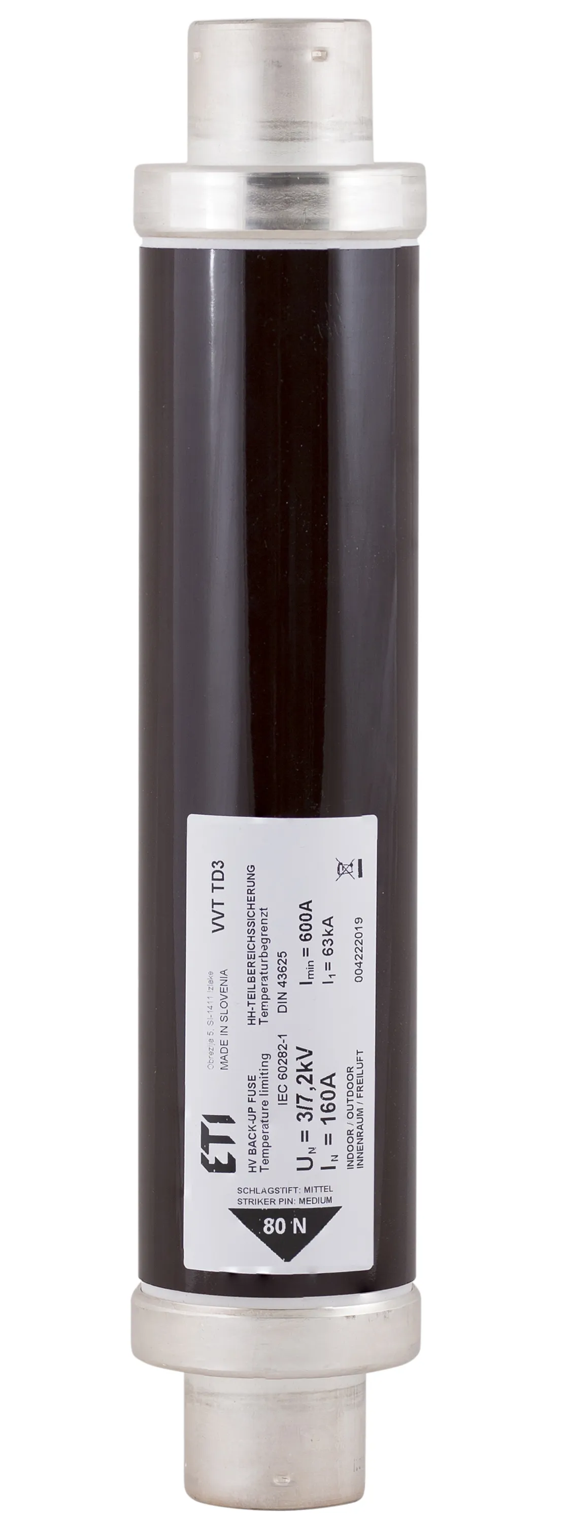 Topljivi osigurač VVT-D3 7,2kV/4A 442 004222604