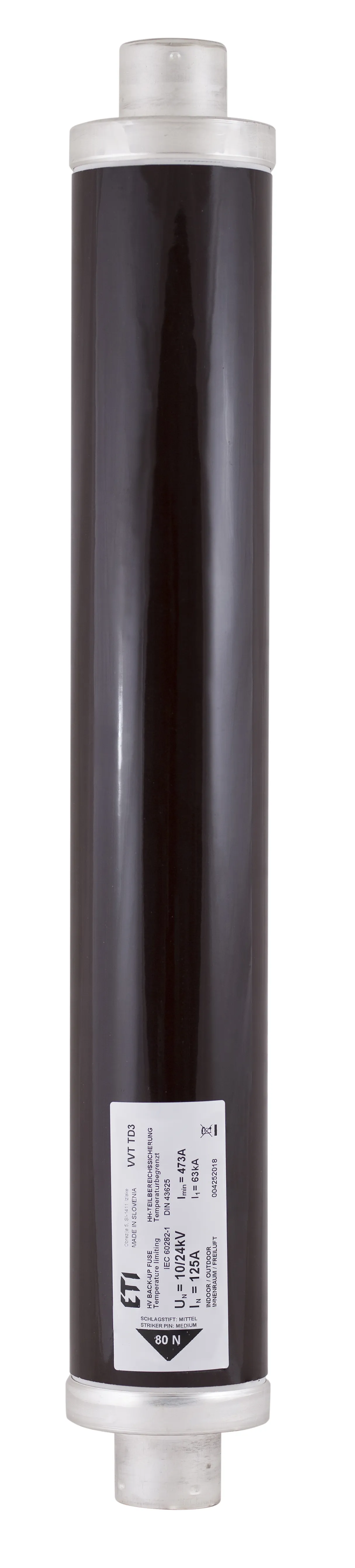 Topljivi osigurač VVT-D3 24kV/2A 537 004252503