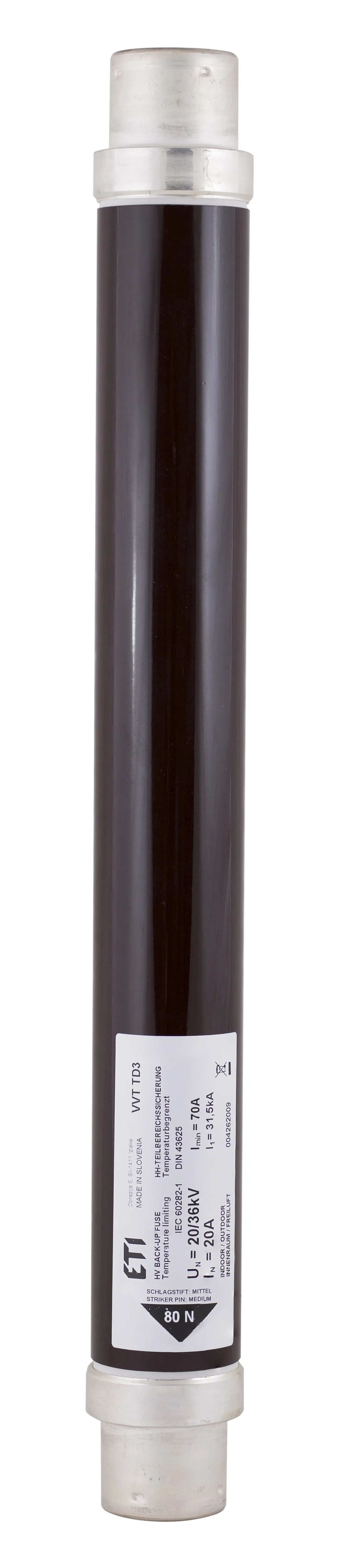 Topljivi osigurač VVT-D3 36kV/2A 442 004262103