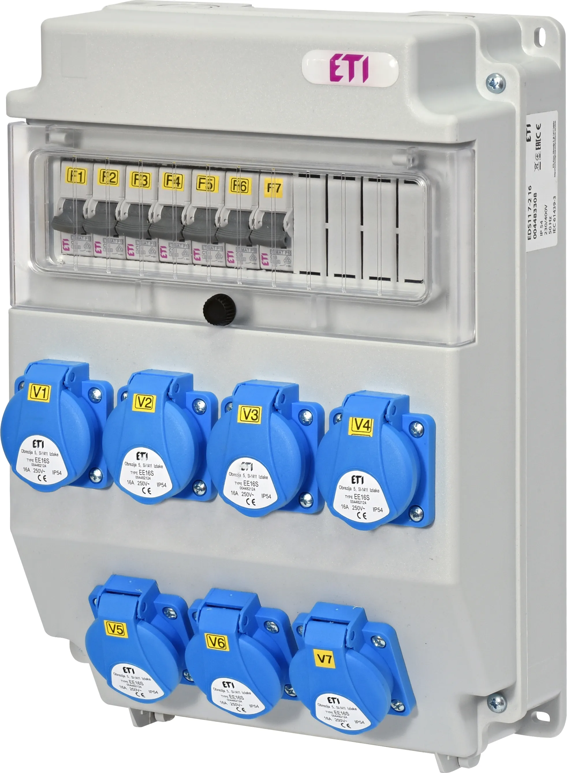 Industrijska utičnica EDS11 7-2/0-5 16 004483308