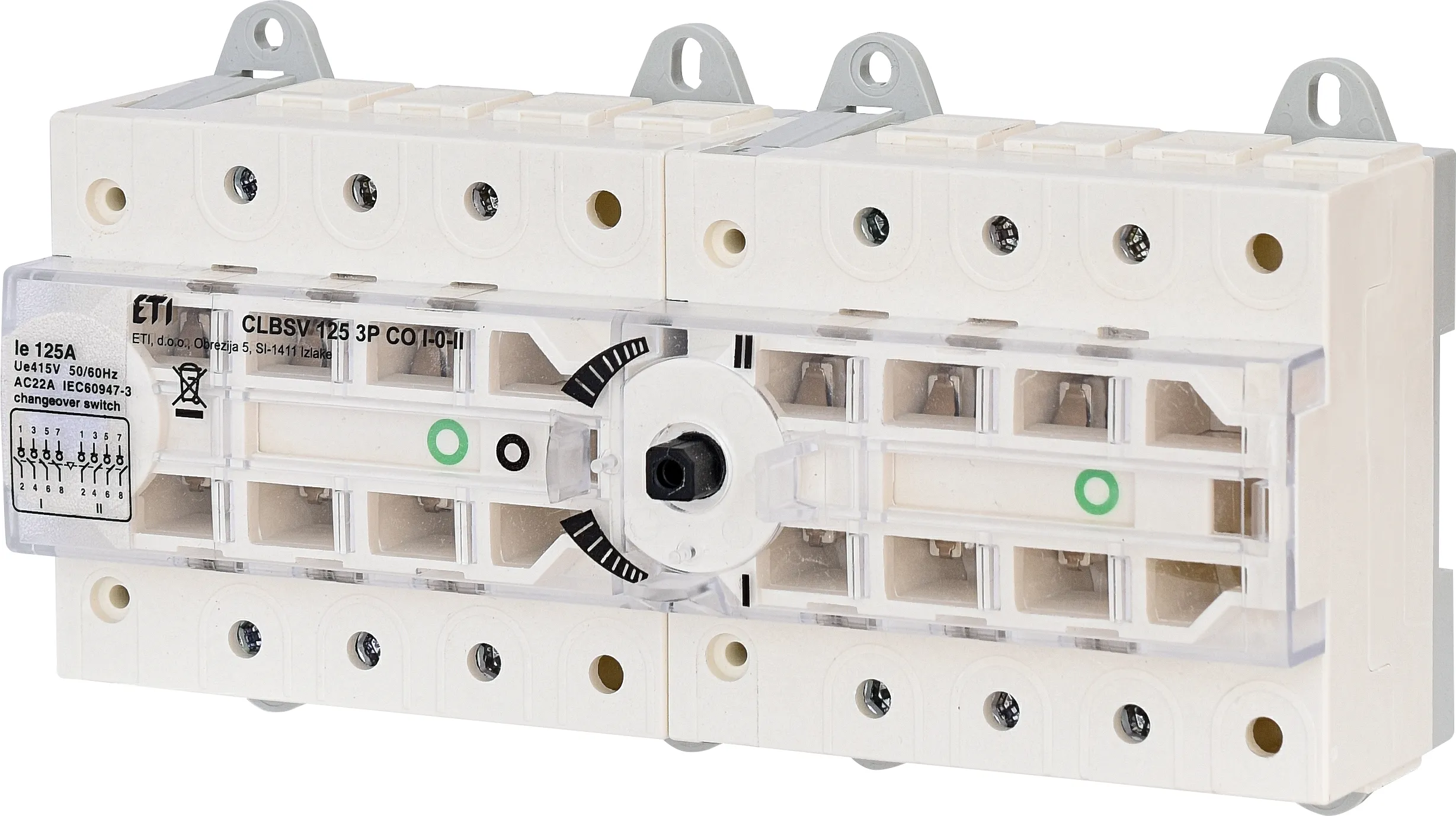 Prekidač CLBSV 125 3P CO I-0-II 004661892