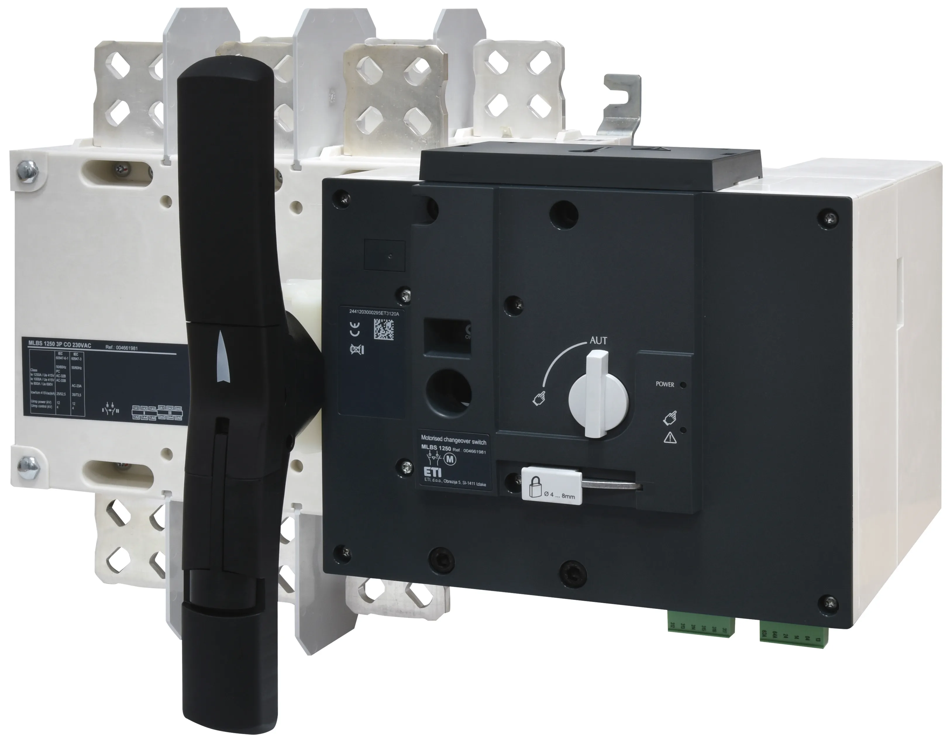 Prekidač - mot. pogon MLBS 1250 3P CO 230VAC 004661981