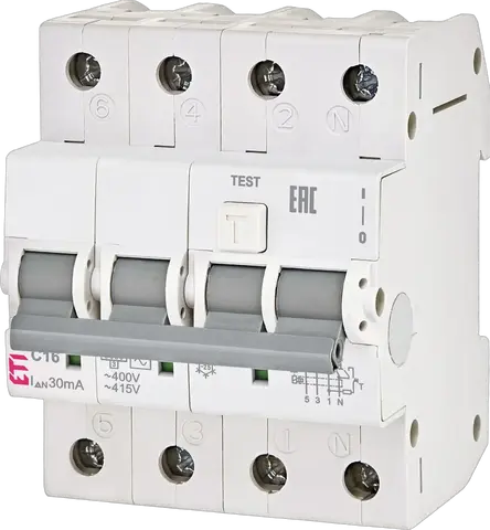 KZS-4M 3p+N A B25/0.03 120V