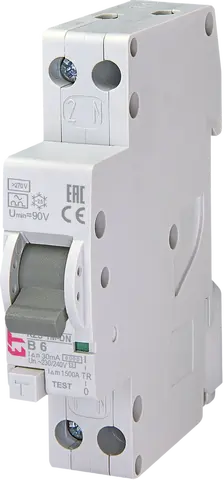 *KZS-1M-DN 1p+N A B6/0.03 6kA