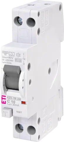 KZS-1M-UNI 1p+N A C10/0.03