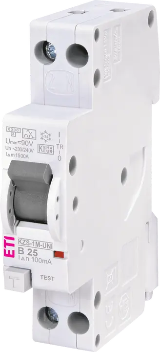 Slika KZS-1M-UNI 1p+N A B25/0.1