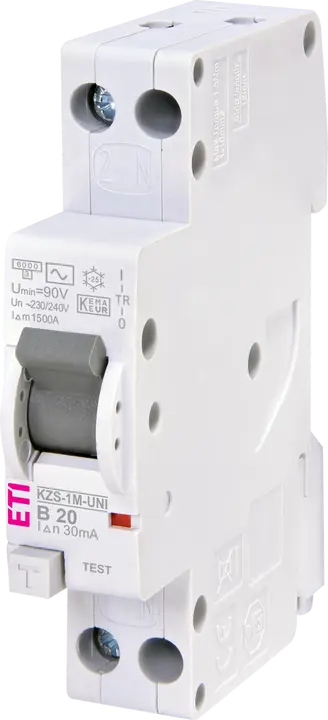 Slika KZS-1M-UNI 1p+N AC B20/0.03