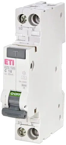 KZS-1MS 1p+N A B16/0.03