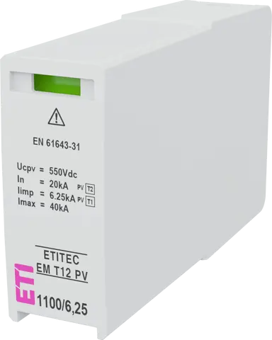 MOD. EM T12 PV 550/6,25