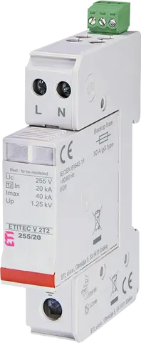 *ETITEC V 2T2 255/20 2+0 RC