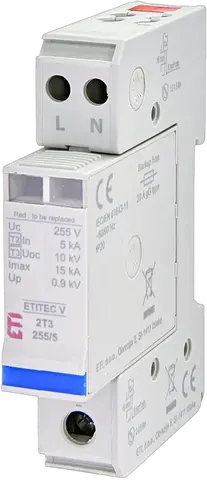 ETITEC V 2T3 255/5 2+0 RC
