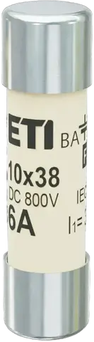 Slika CH10x38 gBat 6A/800V DC
