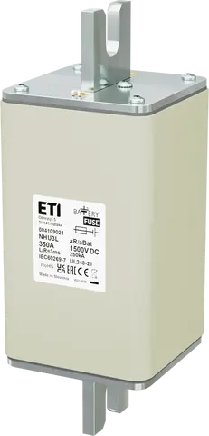 NHU3L aR/aBat 350A/1500V DC AL