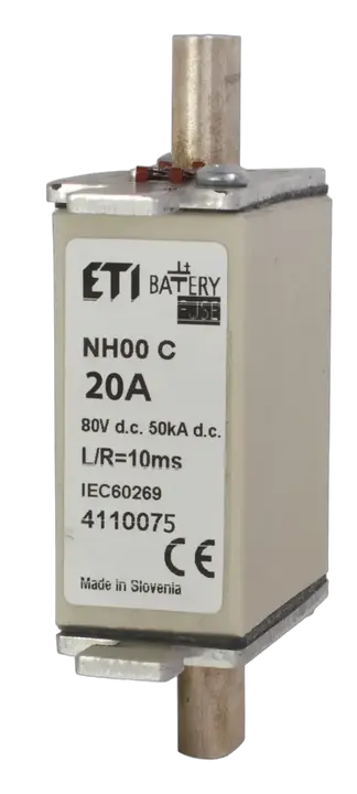 Slika NH000 gBat 20A/80V DC