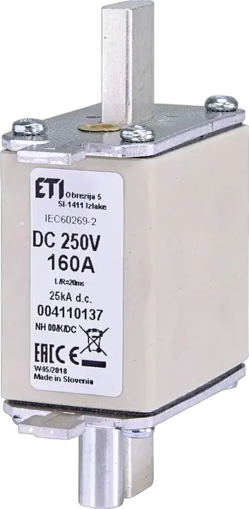 Slika NH00/K 200A/250V DC