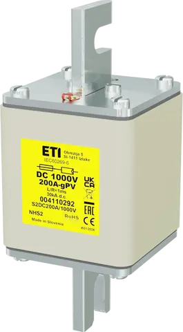Slika NHS2 gPV 200A/1000V DC