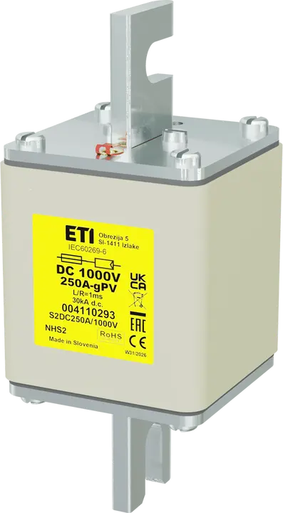 Slika NHS2 gPV 250A/1000V DC