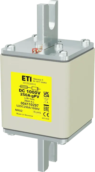 Slika NHU2 gPV 250A/1000V DC