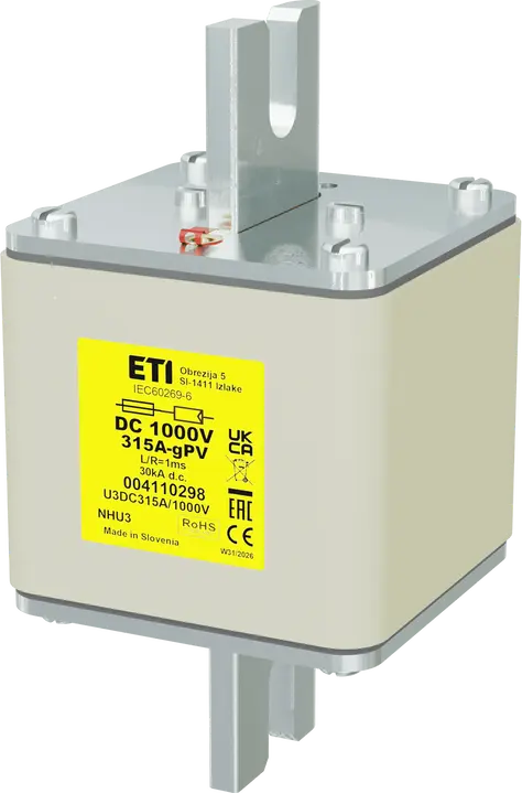Slika NHU3 gPV 315A/1000V DC