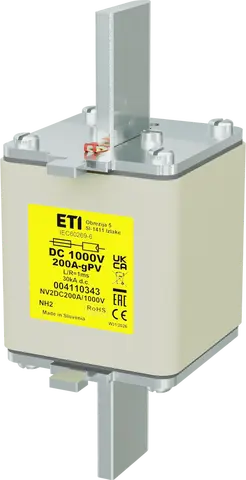 Slika NH2 gPV 200A/1000V DC