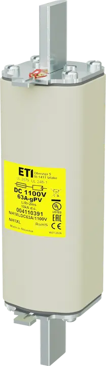 Slika NH1XL gPV 63A/1100V DC UL