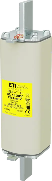 Slika NH1XL gPV 125A/1100V DC UL