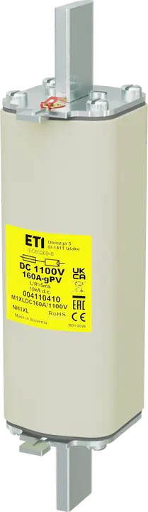 Slika NH1XL gPV 160A/1100V DC