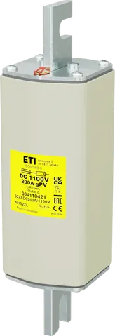 NHS2XL gPV 200A/1100V DC