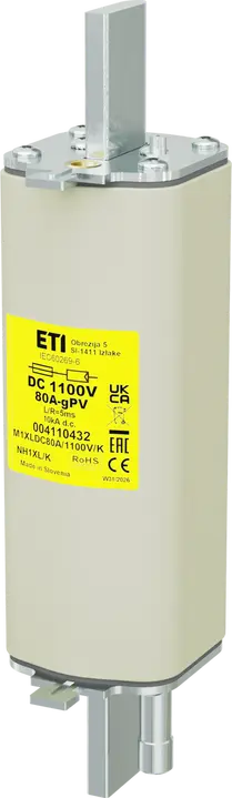 Slika NH1XL/K gPV 80A/1100V DC