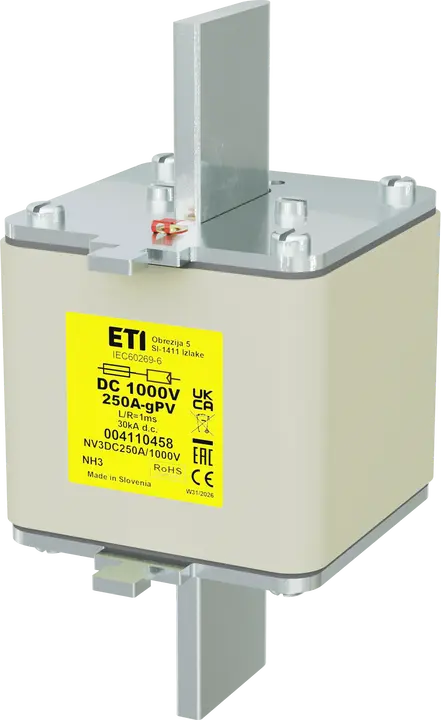 Slika NH3 gPV 250A/1000V DC