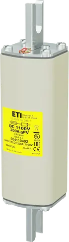 NHU1XL gPV 200A/1100V DC UL