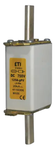 Slika NH1C gR 63A/750V DC