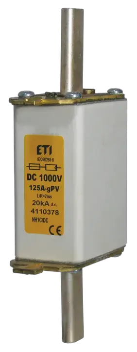 Slika NH1C gR 50A/1000V DC