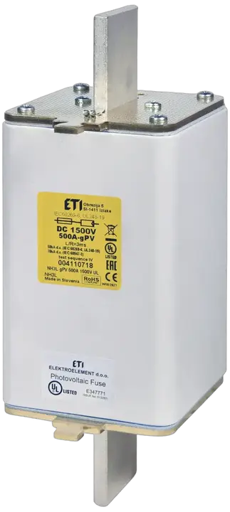 Slika NH3L gPV 400A/1500V DC UL