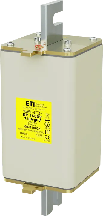 Slika NHS3L gPV 315A/1500V DC UL