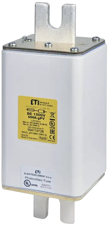 Slika NHU3L gPV 500A/1500V DC UL