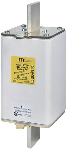 NH3L gPV 315A/1500V DC 70kA