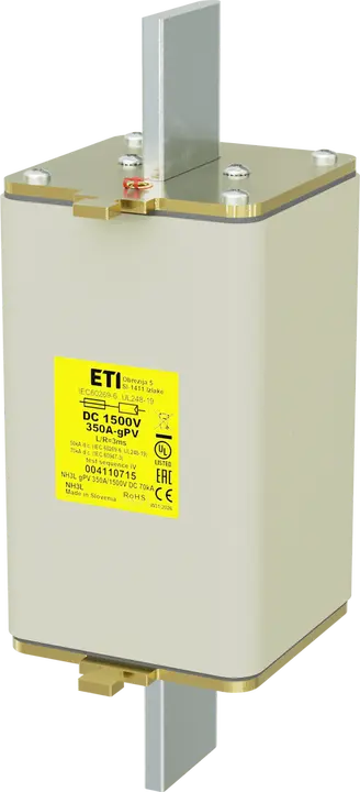 Slika NH3L gPV 350A/1500V DC 70kA