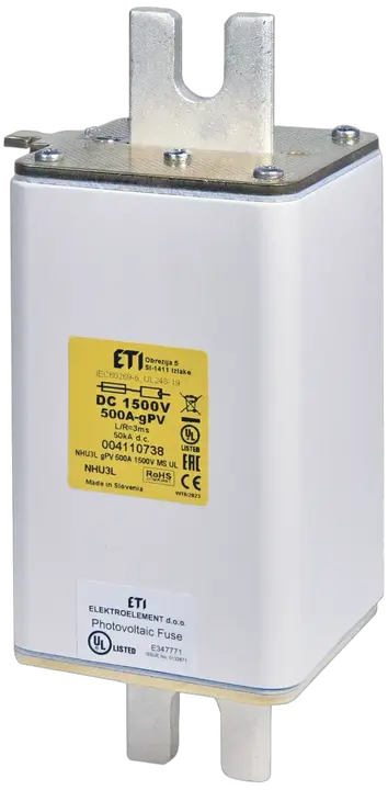 Slika NHS3L/MS gPV 500A/1500V DC UL