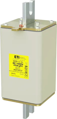 NHU3L/MS gPV 450A/1500V DC UL