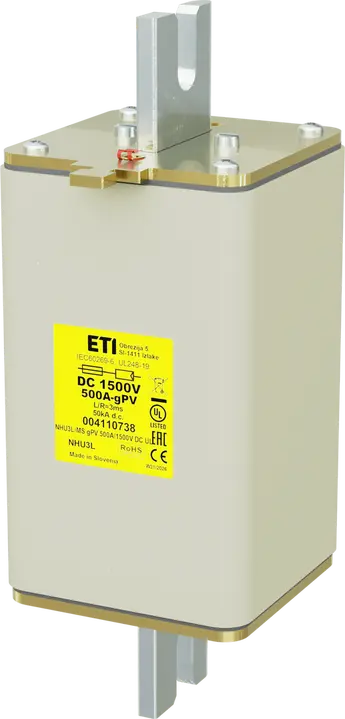 Slika NHU3L/MS gPV 500A/1500V DC UL