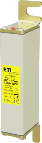 NHS01XL gPV 125A/1500V DC