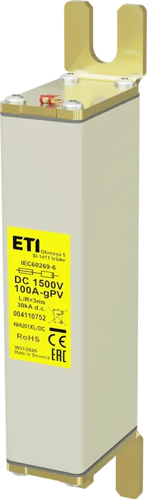 Slika NHU01XL gPV 100A/1500V DC