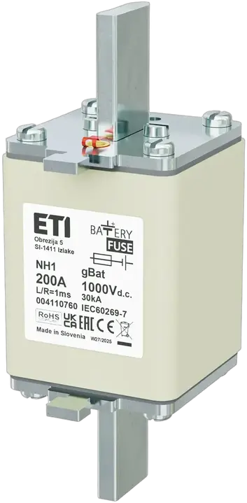 Slika NH1 gBat 200A/1000V DC