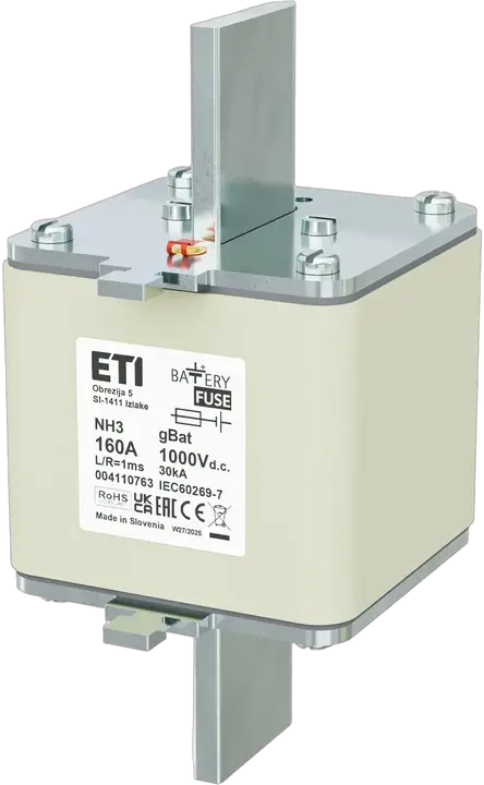 Slika NH3 gBat 160A/1000V DC